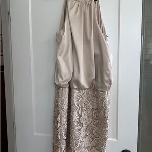 Adrianna Papell Cream Evening Dress